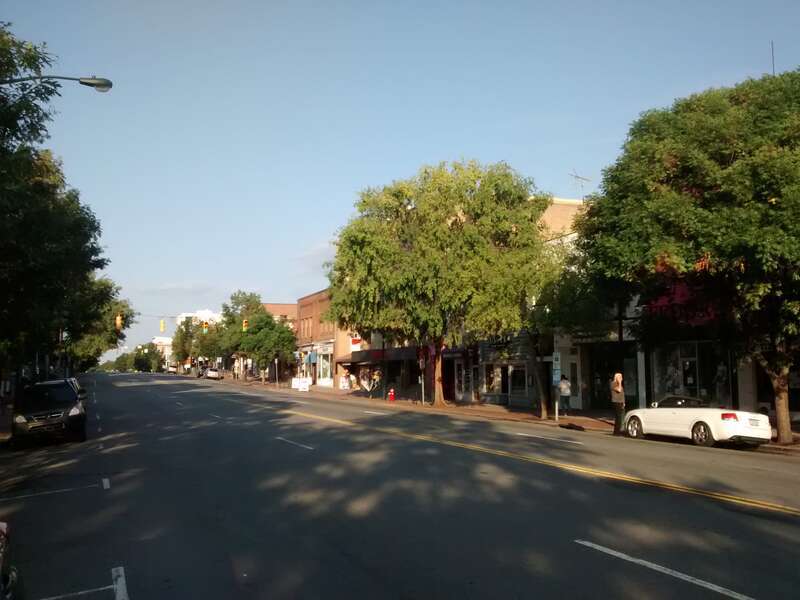 Franklin Street (Chapel Hill) in August 2015.