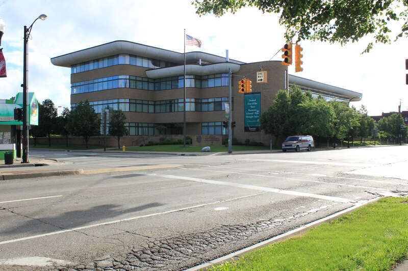 Gary M. Owen College of Business Building, Eastern Michigan University, downtown Ypsilanti