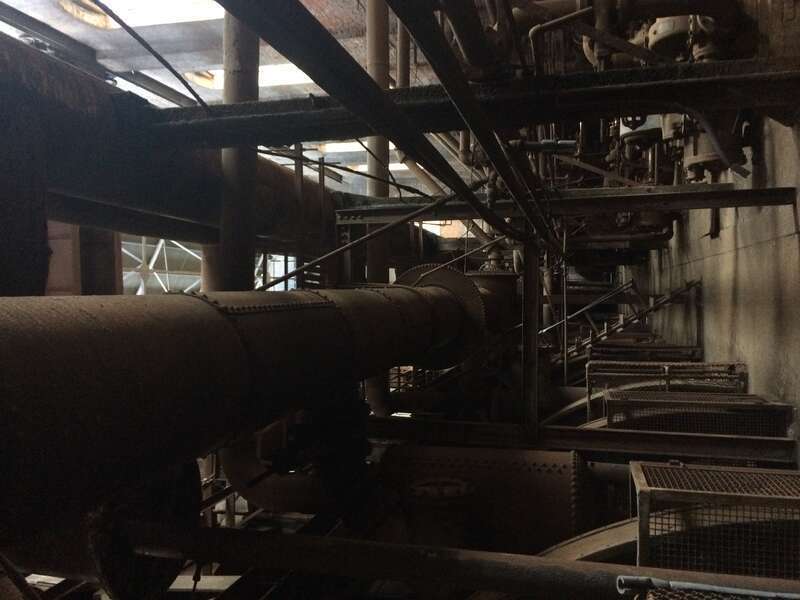 An image of Sloss Furnaces, which is the most haunted place in Birmingham, Alabama.