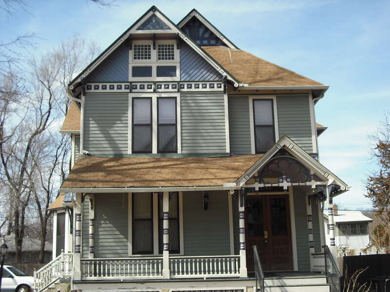 The Goodrich House near 17th &amp;amp; Massachusetts in Lawrence, KS.  On NRHP.