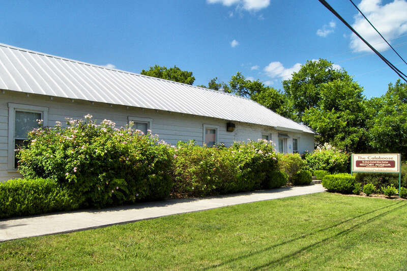 The Calaboose African American History Museum in San Marcos, Texas, United States. The building was the first Hays County jail from 1873 to 1885 and was designated a Recorded Texas Historic Landmark in 1990.