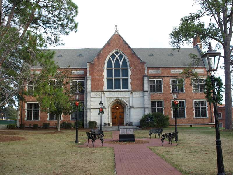 Houghton Memorial Library (built 1929) on the campus of Huntingdon College