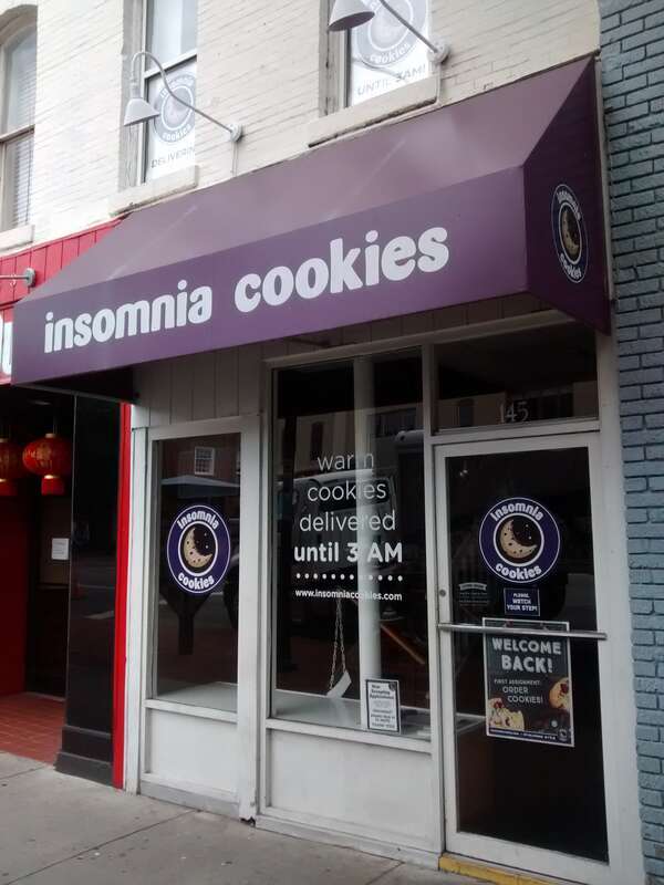 Chapel Hill, North Carolina branch of Insomnia Cookies.