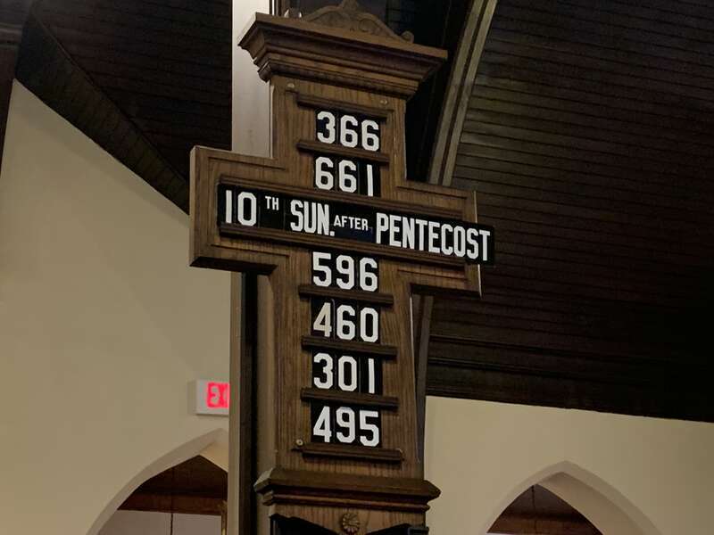 Interior of St. Peter's Episcopal Church, Charlotte, North Carolina
