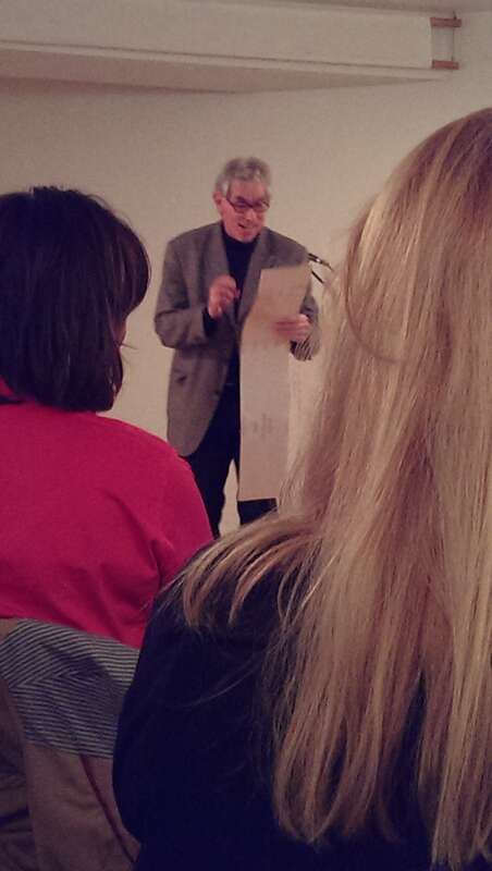 Jaap Blonk performing in Lowell, Massachusetts