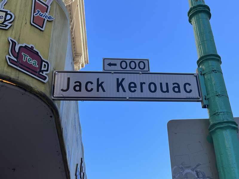 Jack Kerouac Alley Sign (July 2022)