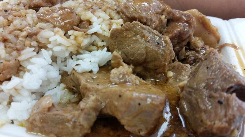 Pork Adobo served at Jochi Resto Grill in Chula Vista