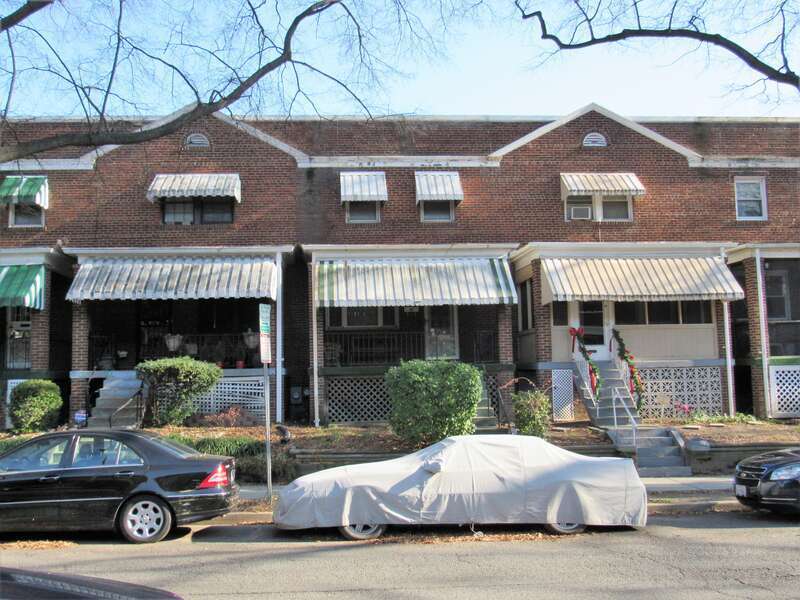 Row houses in the Kingman Park neighborhood of Washington, D.C.