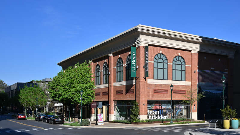 The L.L. Bean store in the Pike and Rose development. 925 Rose Avenue, North Bethesda, Maryland 20852.