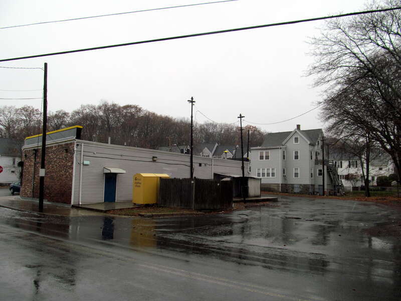 Lebanon Street Loop, located at the intersection of Lebanon Street and Swain Pond Avenue in Malden, Massachusetts. The Boston Elevated Railway (and its successor, the M.T.A.) served a 14-municipality area, which included Malden but not adjacent
