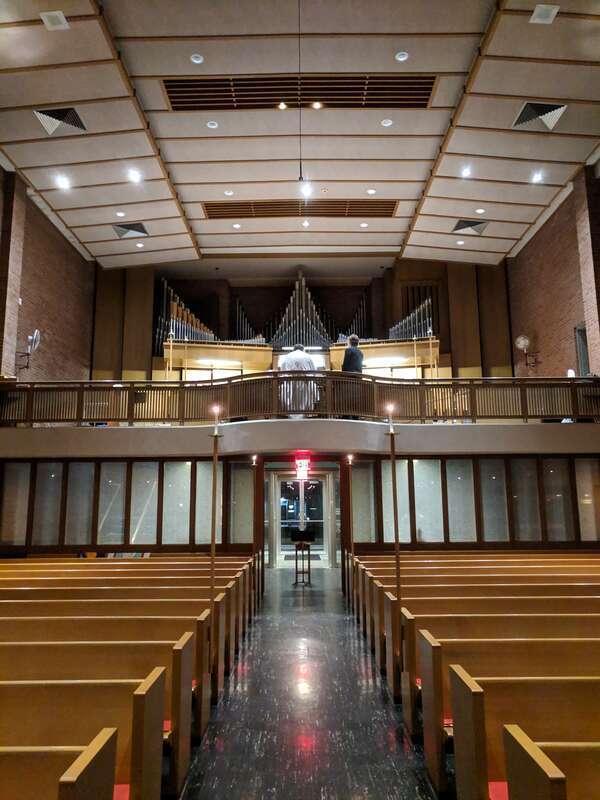 Second Sunday vespers on a Sunday in February 2019 at the Lutheran Church of the Incarnate Word