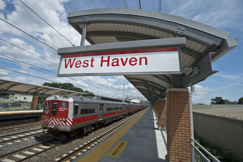 Metro-North Railroad's newest station, in West Haven, Conn., opened for business on Sunday, August 18, 2013.

Photo: Metropolitan Transportation Authority / Patrick Cashin.