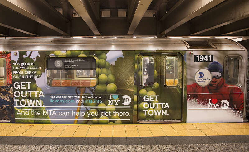 To promote taking the train to places easy to reach by Metro-North Railroad or the Long Island Rail Road, the MTA and I Love New York are partnering for the first time on a fall and winter tourism campaign.The campaign features the Grand