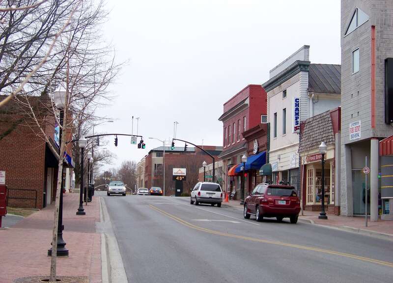 Main Street Blacksburg (southbound)