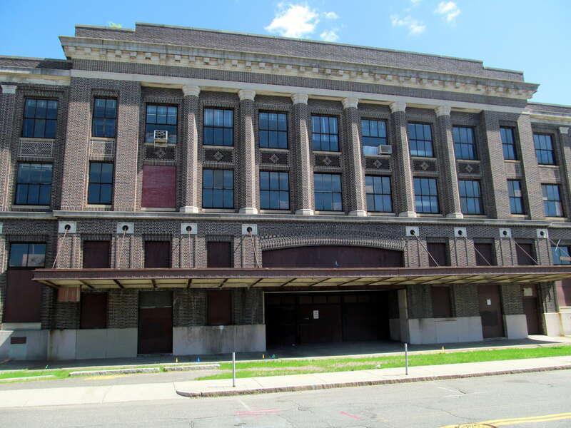 Main entrance to Springfield Union Station in May 2013