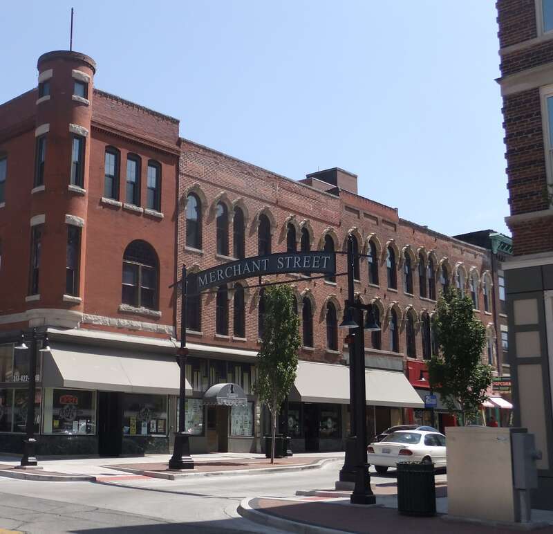 Decatur Downtown Historic District, Merchant St. roughly bounded by North, Water, Wood, and Church Sts. Decatur