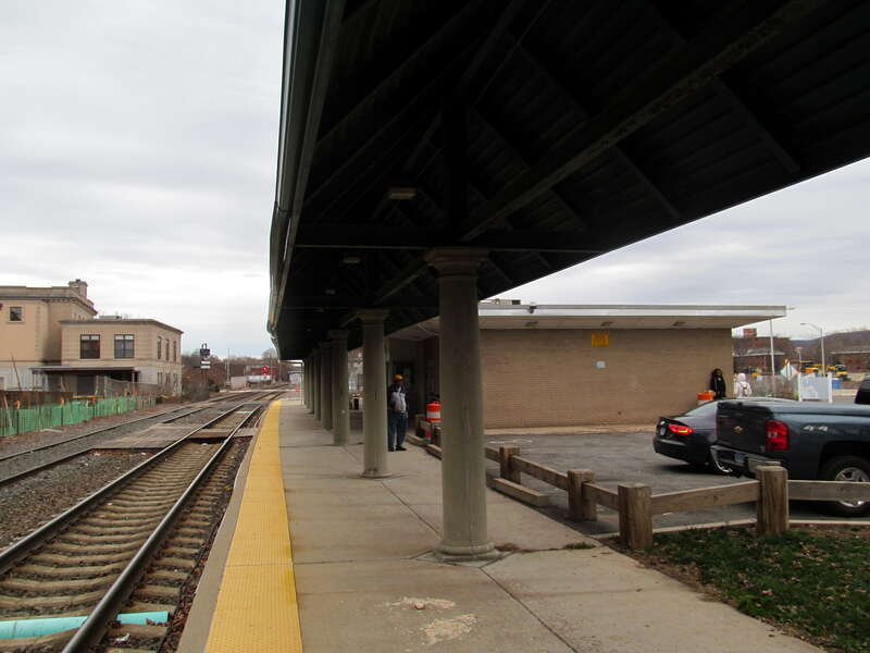 Meriden station in December 2015