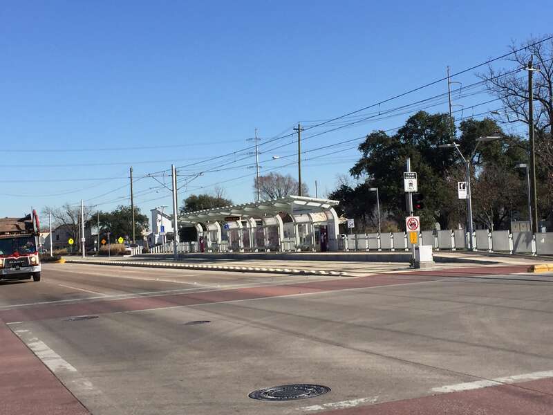 METRORail East Downtown/Third Ward station