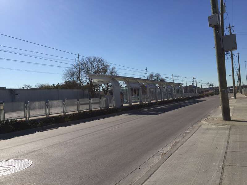 METRORail East Downtown/Third Ward station