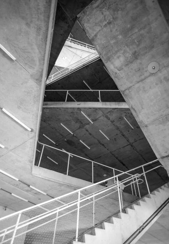 Herzog&amp;amp;Demeuron car park.