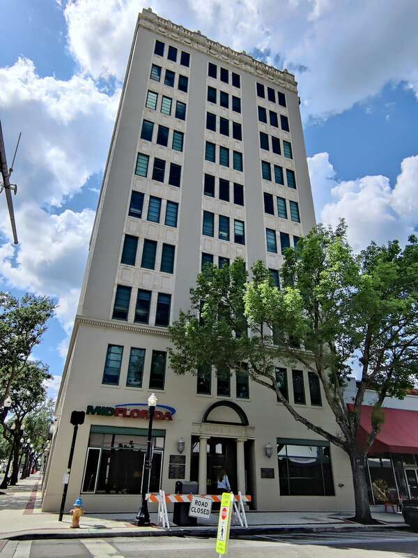 Headquarters for the MidFlorida Credit Union in Lakeland, Florida are located inside the Marble Arcade Building, located on the corner of Kentucky Avenue and Lemon Street. 
The building was designed by Roy Benjamin and construction began in June of
