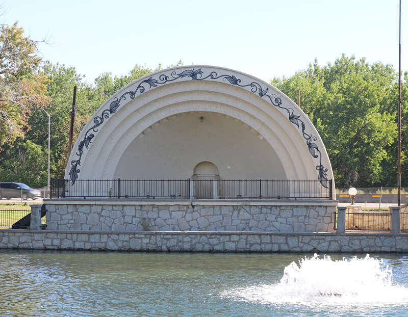 The bandshell located in Mineral Palace Park in Pueblo, Colorado.