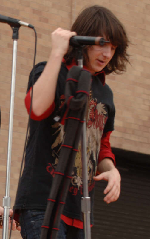 Mitchel Musso in the H-E-B Holiday Parade 2008, Houston.