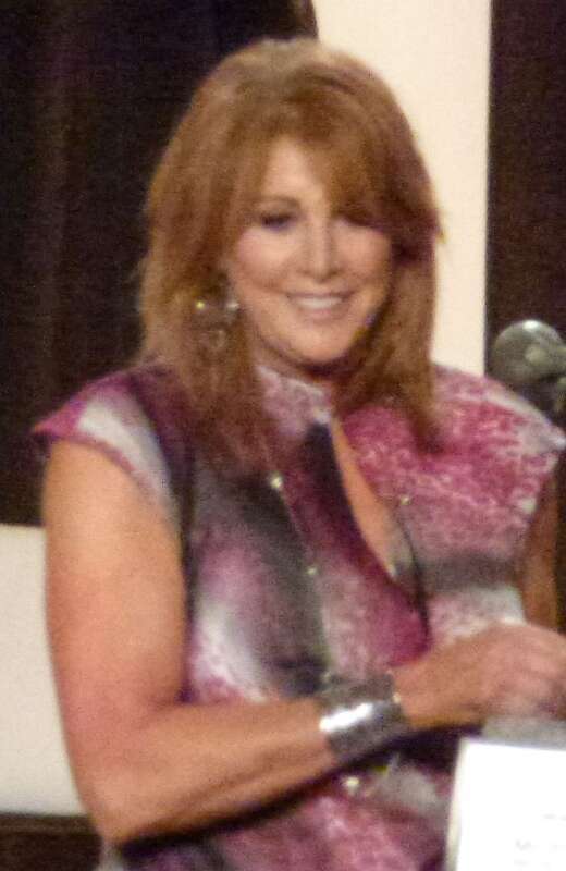 Moriah Jefferson receiving Nancy Lieberman Award at the 2015 WBCA Awards Show