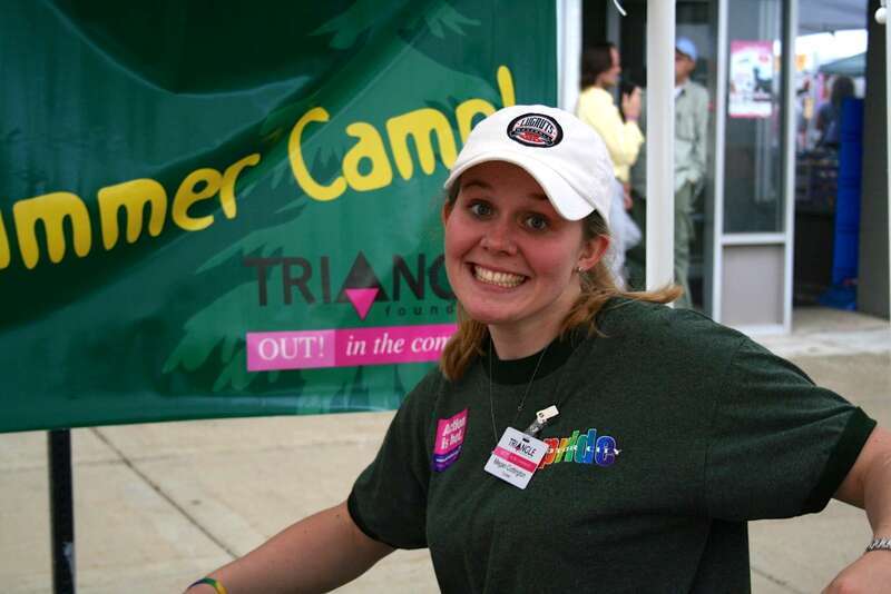 Volunteer at Motor City Pride 2007 in Ferndale, Michigan