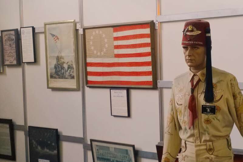 A few months ago I found myself in the Shrine Auditorium awaiting the start of a concert (The National, if you must know) and was vaguely fascinated by the section they'd set aside as a sort of museum/Hall of Fame. It matched the facility itself in