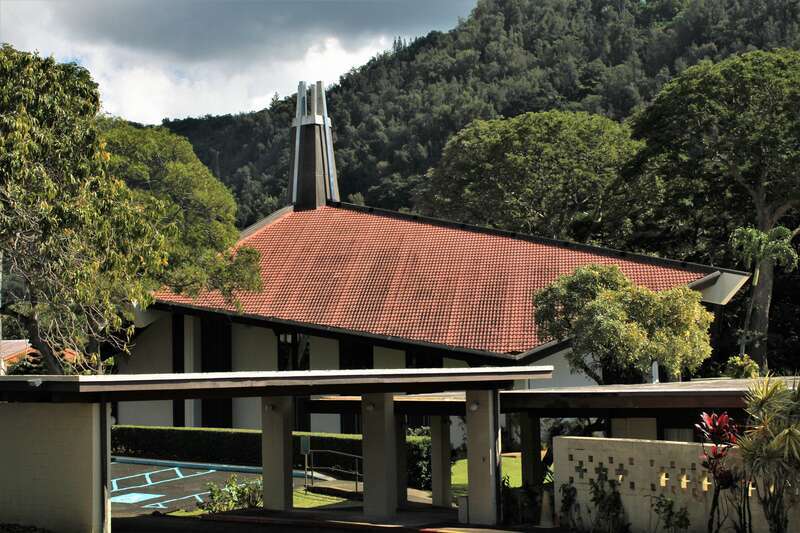 Nu‘uanu Congregational Church (UCC) on Pali Highway in Honolulu, Hawaii.
