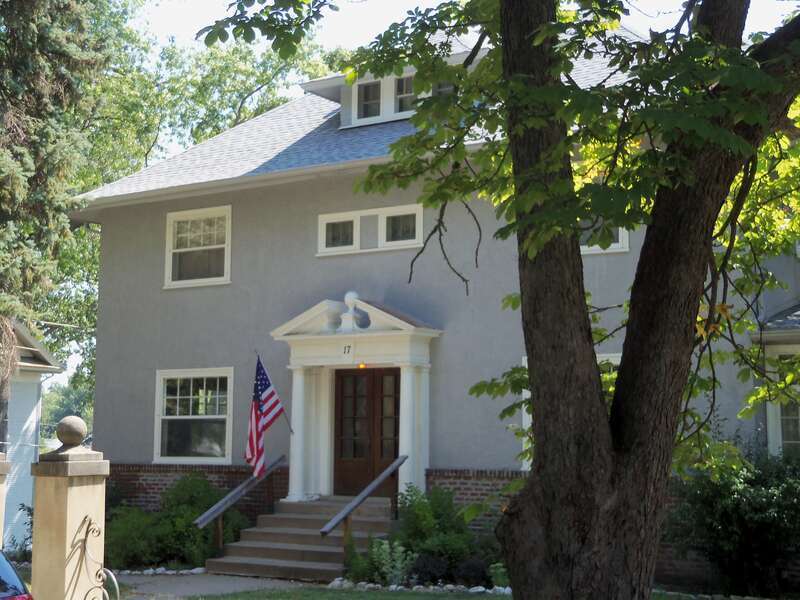 House in the Oak Lane Historic District in Davenport, Iowa.  Listed on the National Register of Historic Places.