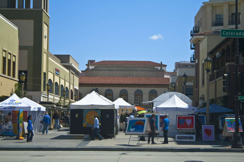 Old Pasadena National Historic Place Pasadena Auditorium