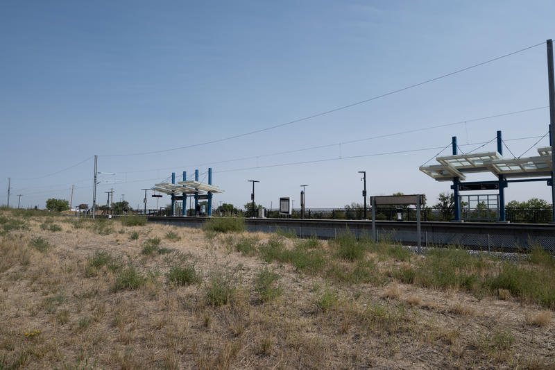 Original Thornton &amp;amp; 88th RTD station viewed from southwest.