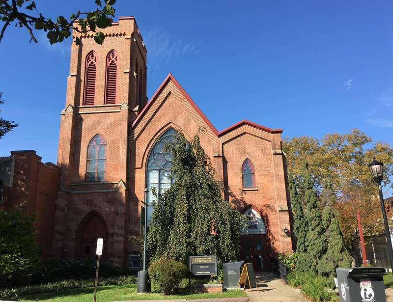 Photograph of the main public library in Wilkes-Barre, Pennsylvania