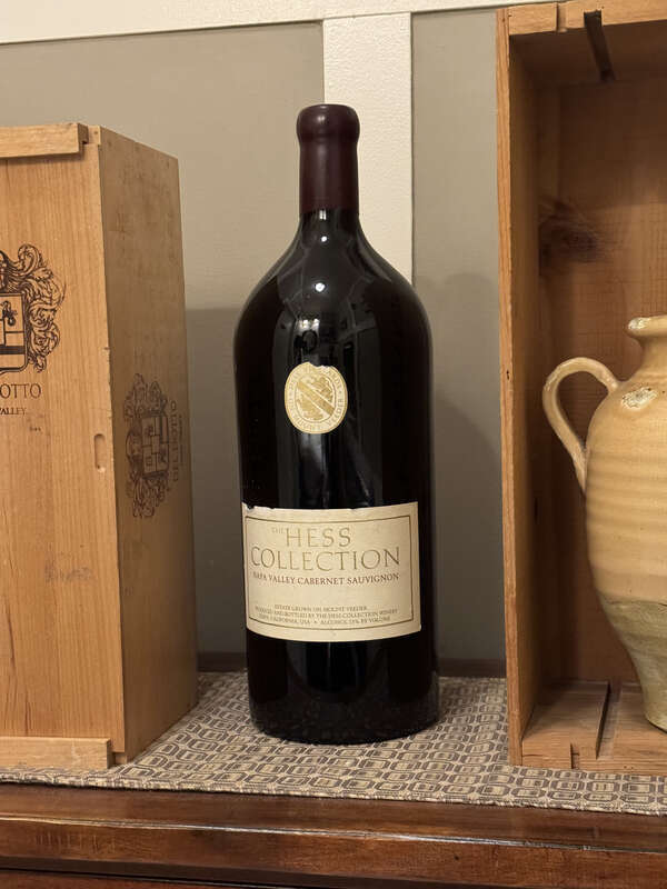 Hess Collection wine at Pasta Prego, California