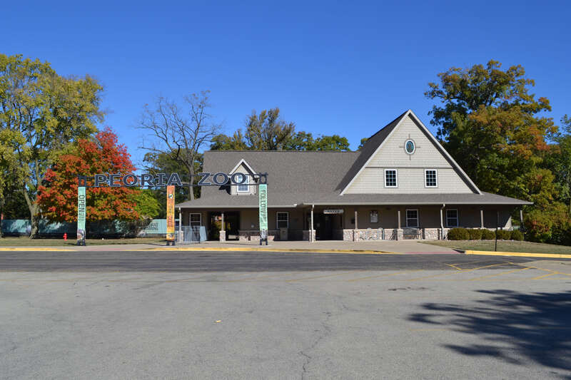 Peoria Zoo entrance, 2024