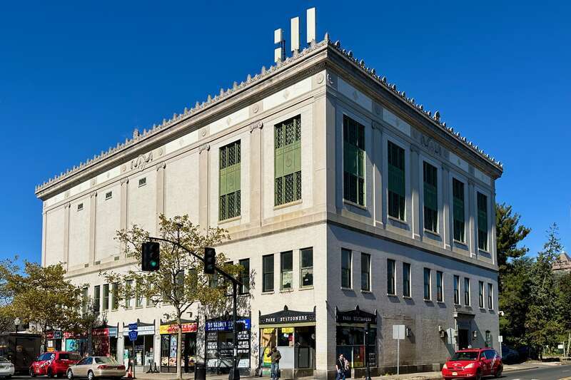 The Plainfield Masonic Temple in Plainfield, New Jersey.