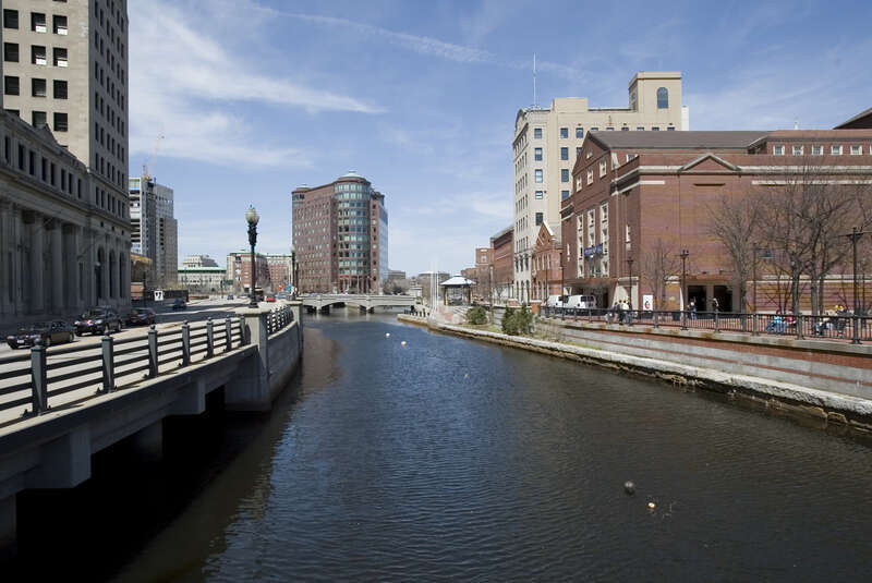 View over the Providence River, facing north