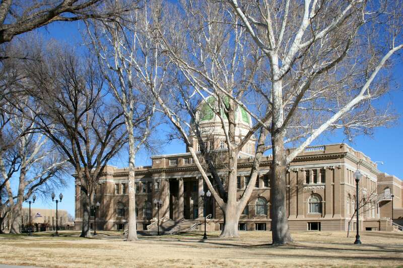 Chaves County Courthouse in Roswell, New Mexico, USA