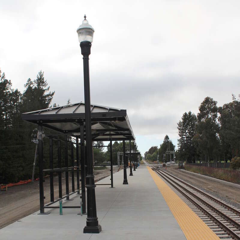 The SMART Station in Rohnert Park, at Rohnert Park Expressway