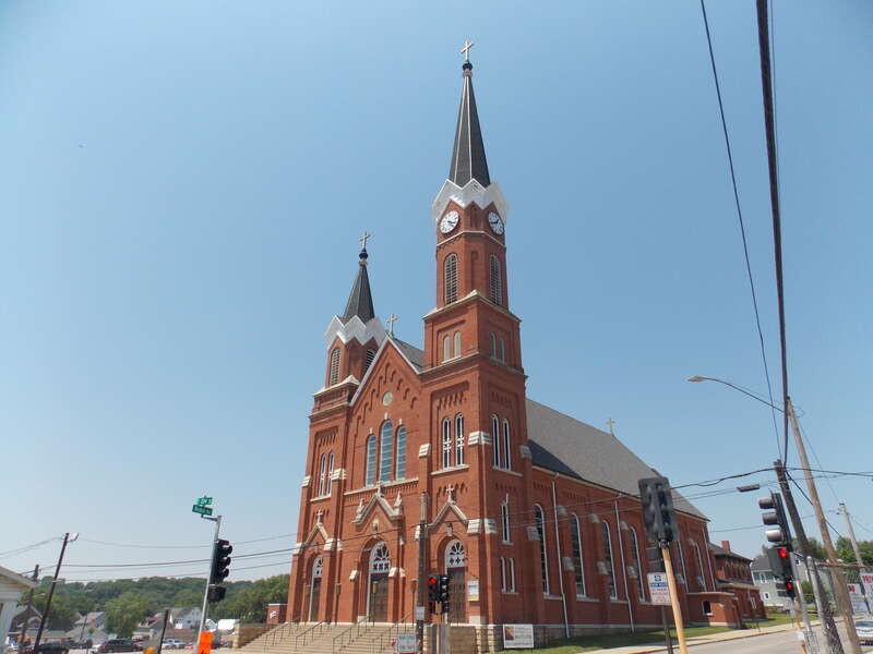 Sacred Heart Catholic Church in Dubuque, Iowa.