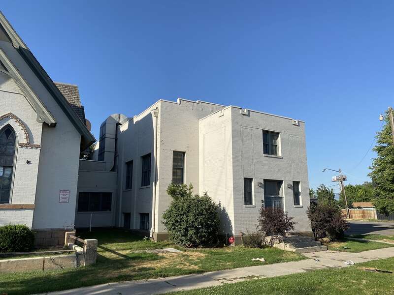 Salt Lake City 15th Ward LDS Meetinghouse  Structure adjoins an ornate temple; this building is the address match.