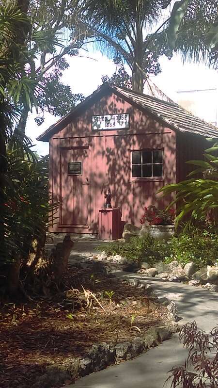 One of the oldest buildings on the campus of Florida Institute of Technology: a schoolhouse built in the late 1800s..