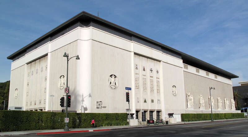 Scottish Rite Masonic Temple Los Angeles in 2021.