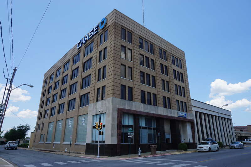 The Chase building in Sherman, Texas (United States).