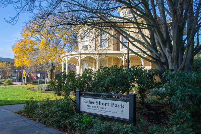 A view of the Slocum House in Vancouver, Washington