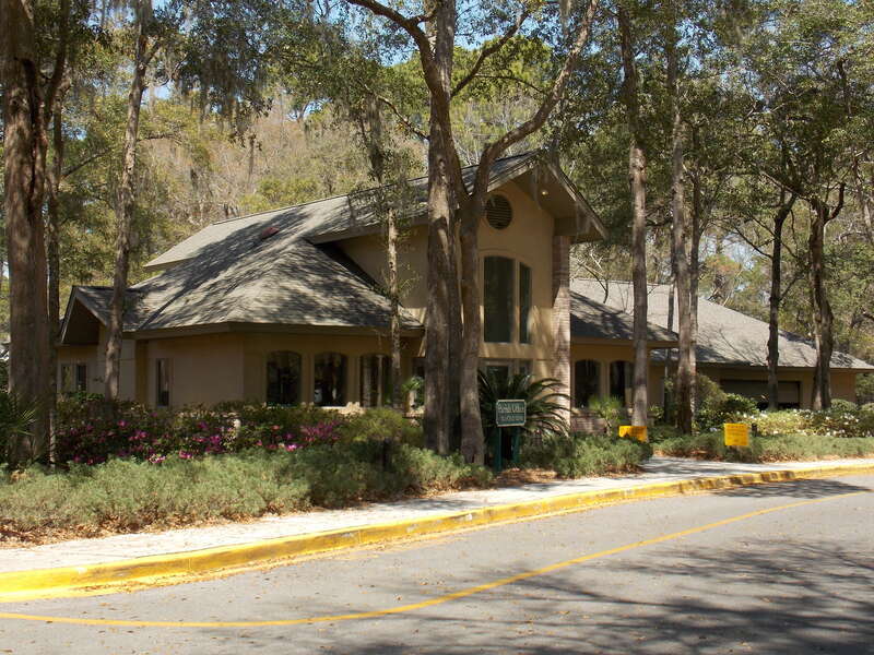 The parish offices for St. Francis by the Sea Catholic Church on Hilton Head Island, South Carolina.