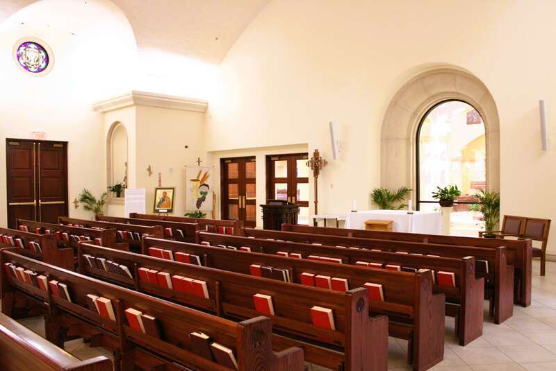 Adoration Chapel in St. James Cathedral in Orlando, Florida.
