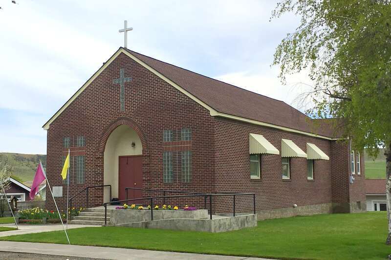 St. Alphonsus Catholic Church in Dufur, Oregon, United States.